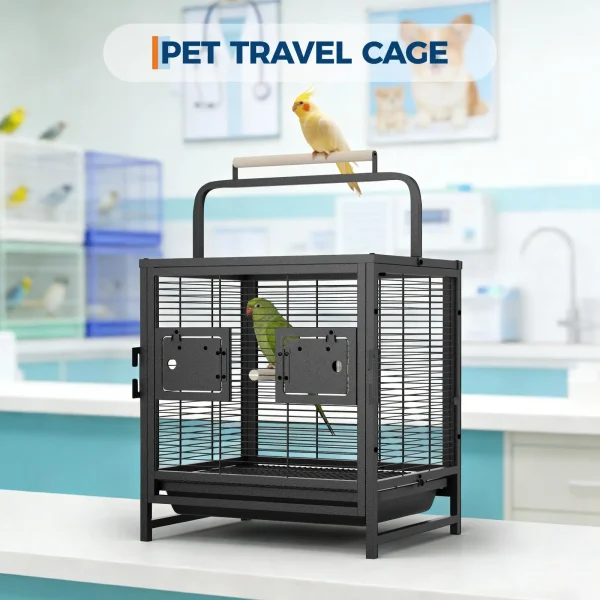 Portable Spacious Bird Cage