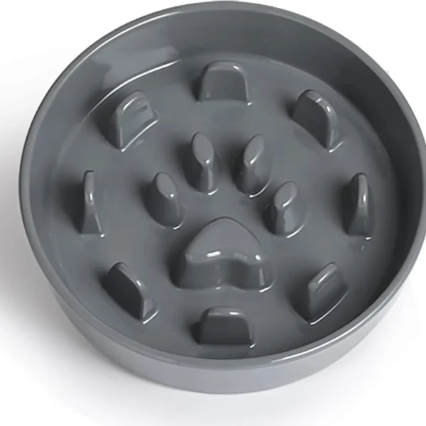 Ceramic Slow Feeder Bowl for Medium Dogs